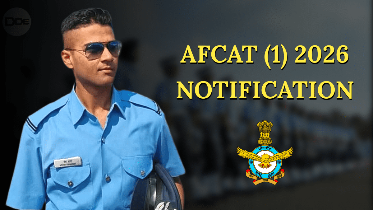 AFCAT 1 2026 Notification [Eligibility, Syllabus and Exam date]