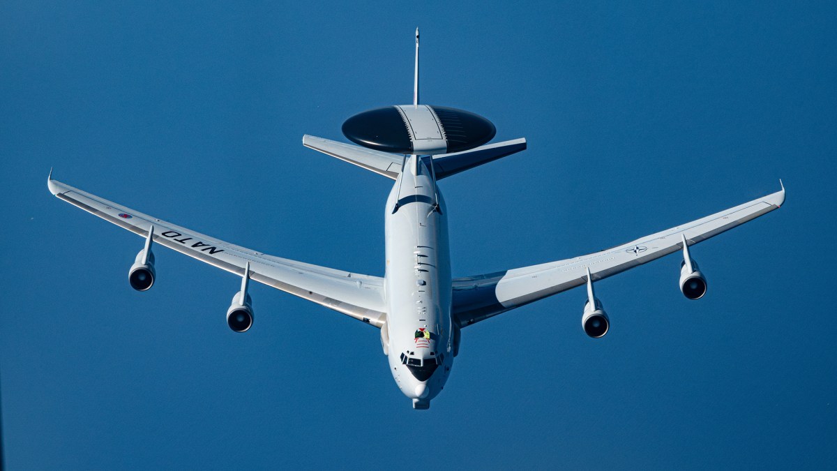 E-3 Sentry Joins U.S. Combat Aircraft Tracked Off Venezuelan Coast