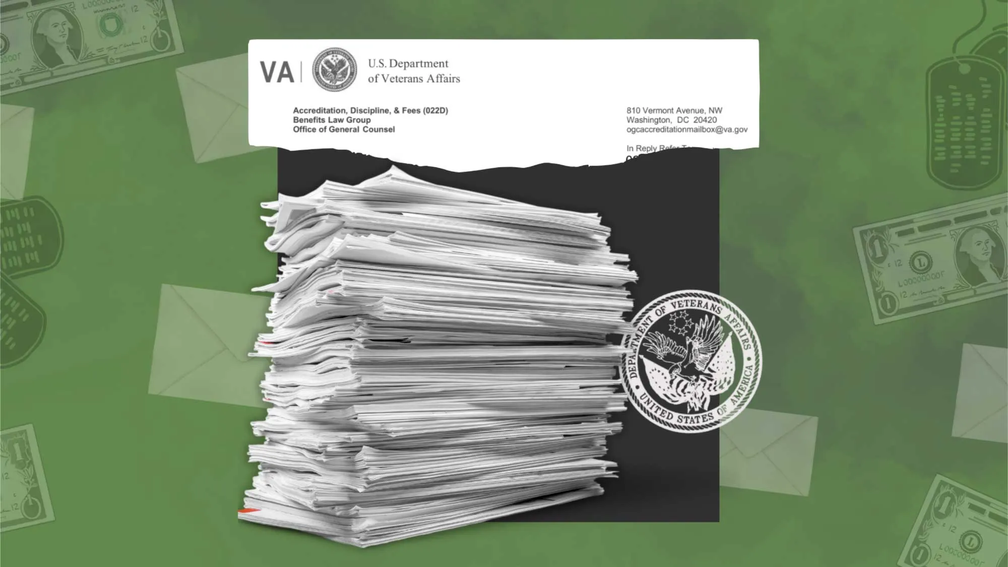 VA sent warning letters to veteran disability benefit companies
